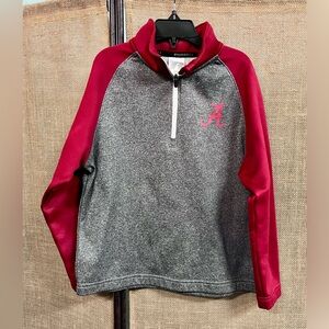 Alabama Crimson Tide Youth Quarter-Zip Pullover Sz S